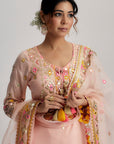 Aditi Rao Hydari In Friya Short Kurta Sharara Set