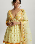 Sophie Peplum With Sharara Set