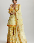 Sophie Peplum With Sharara Set