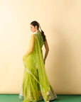 Aarvi Sharara Set - Lime