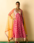 Akira Anarkali Set - Pink