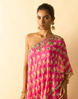 Chhavi One Shoulder Set - Pink