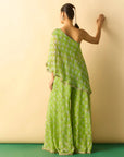 Chhavi One Shoulder Set - Lime