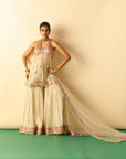 Myza Sharara Set - Beige