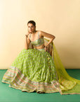 Mannat Lehenga Set - Lime
