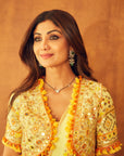 Shilpa Shetty Saree With Bandi