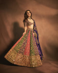 Rang Mahal Jamewar Lehenga Set