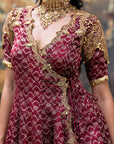 Vedi Peplum Sharara Set