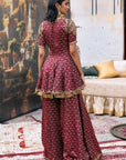 Vedi Peplum Sharara Set