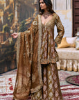 Shriphal Peplum Sharara Set