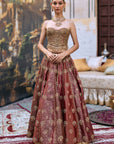 Arunima Lehenga Set with Chhavi Jaal Veil
