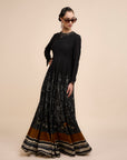 Noir - Ochre Anarkali