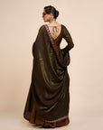 Metallic Ochre Anarkali