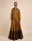 Earthy Mustard Skirt Set