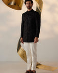 Parsian Night Long Bandhgala Set