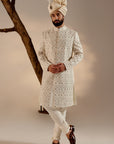 Albino white Sherwani