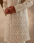 Albino white Sherwani