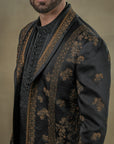 Black & Gold Short Jacket