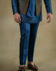 Teal Omber Short Kurta Set