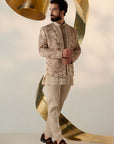 Sand Grey Short Kurta Set