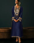 Sapphire Tidal Bloom Kaftan