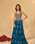Amal Lehenga In Blue