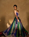 Blue Naina Lehenga