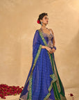 Blue Naina Lehenga