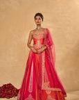 Orange Naina Lehenga