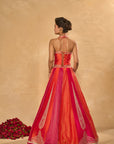Orange Naina Lehenga