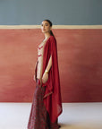 Rosa Ajrakh Kurta Sharara