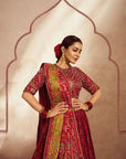 Red Patola Lehenga