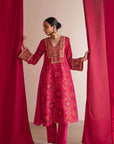 Pink Patola Kurta