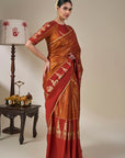 Rust The Heirloom Saree