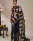 Black The Glided Lantern Saree