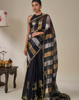 Black The Glided Lantern Saree