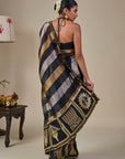 Black The Glided Lantern Saree