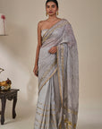 Grey Kathakali Malabar Saree