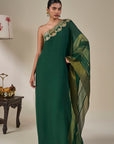 Green Celestial Moonfall Kaftan