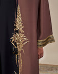 Black & Brown Shaahi Bloom Kaftan