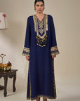Sapphire Tidal Bloom Kaftan