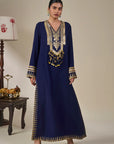 Sapphire Tidal Bloom Kaftan