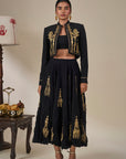 Black Malabar Heirloom Skirt Set