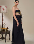Midnight Moonline Drape Saree
