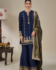 Blue Heirloom Moonfall Sharara Set