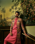 Shadin Kurta And Jacket Set