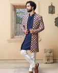 Sawai Kurta And Churidar Set With Jacket
