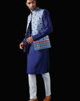 Neel Kurta and Bandhi Set with Pant