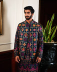 Hamdan Kurta And Jacket Set
