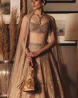 The Aged Tissue Masai Landscape Lehenga